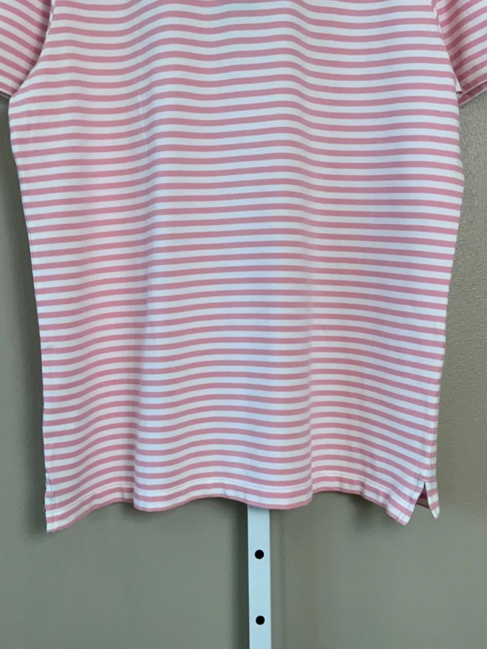 Banana Republic Short Sleeve Striped Standard Fit Pique Polo Shirt